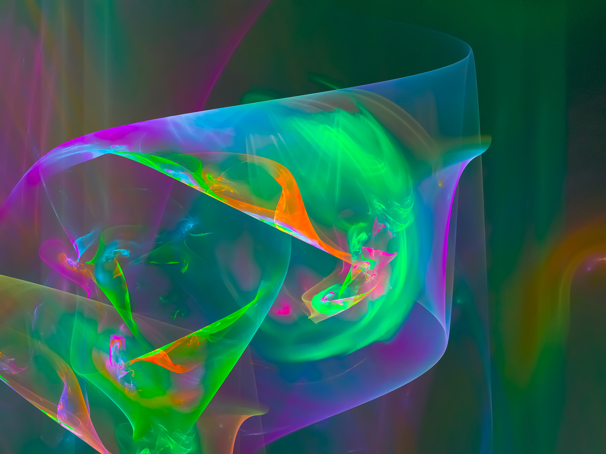 abstract fractal digital design